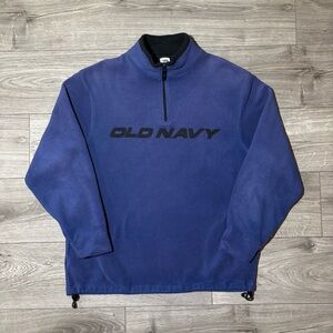 Old Navy Quarter Zip Fleece Sweater